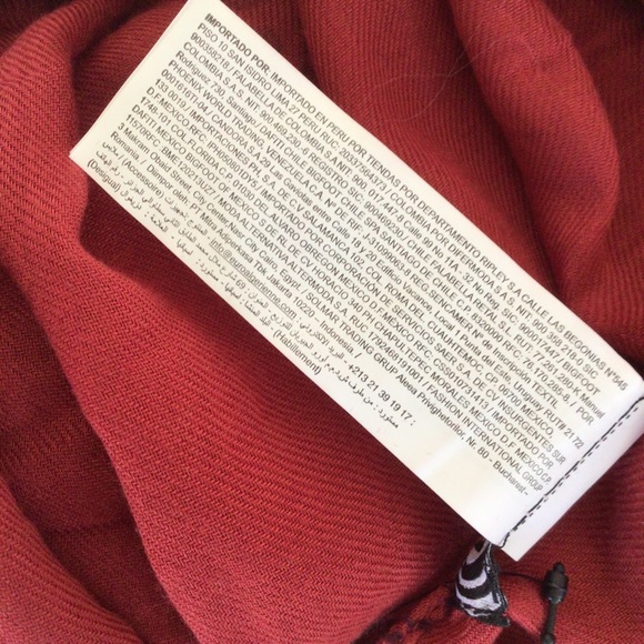 DESIGUAL FOULARD LARGE RECTANGULAR WOOL SCARF NWT - Picture 11 of 16